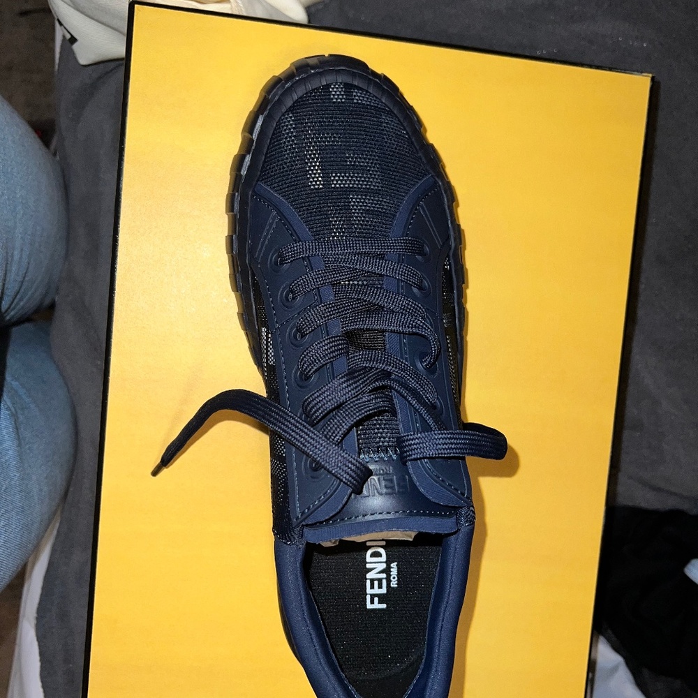 Navy Blue Men’s Fendi Sneaker